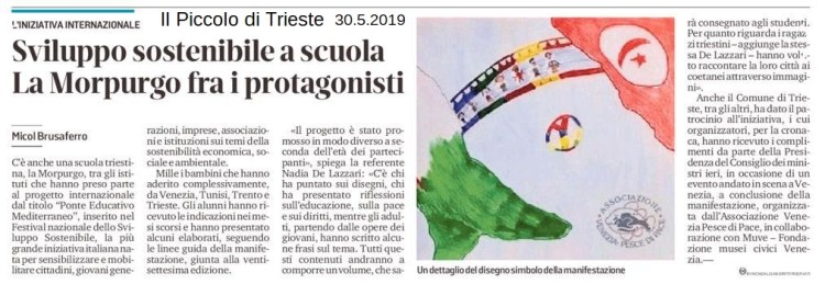 Ponte Educativo Mediterraneo - il piccolo di trieste 30 maggio 2019.JPG