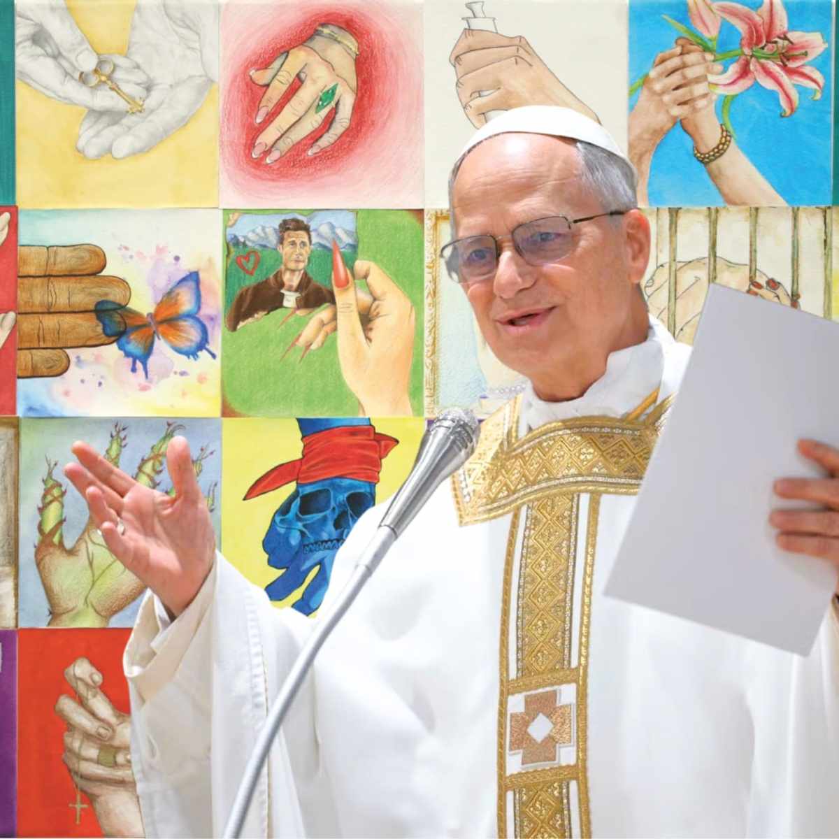 Papa Leone XIV ha scritto a Pesce di Pace per “Dipingiamo la Libertà a&nbsp;Venezia”